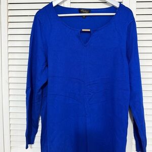 Thalia Sodi Royal Blue Knit Top